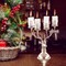 Costway Reindeer Candle Holder for Tealight Aluminum Christmas Ornament for 4 Candles